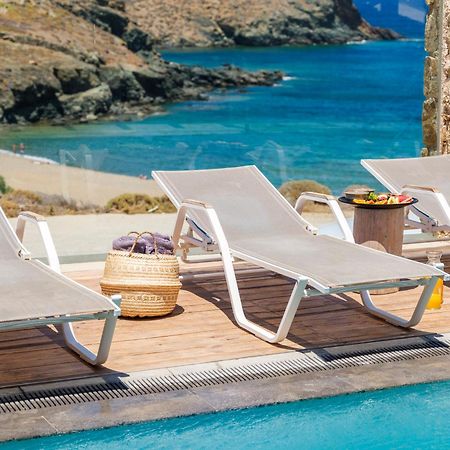 Sea Rock & Sky Private Mykonos Residence Merchia Beach Exterior foto
